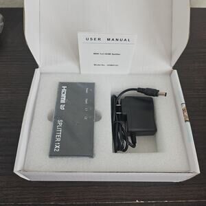 HDMI 1 In 2 Out Splitter Full HD 1080P Deep Color & HD Audio